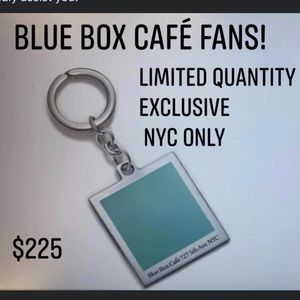 ISO TIFFANY BLUE BOX CAFE NYC KEYCHAIN